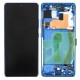 Samsung Galaxy S10 Lite Lcd+Touch Screen+Frame Prism Blue ORIGINAL
