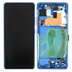 Samsung Galaxy S10 Lite Lcd+Touch Screen+Frame Prism Blue ORIGINAL