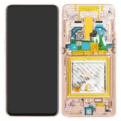 Samsung Galaxy A80 Lcd+Touch+Frame Gold ORIGINAL