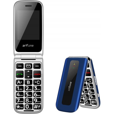 Artfone F20 Dual Sim 2.4'' GSM Phone Blue (Ελληνικό Μενού)