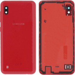 Samsung Galaxy A10 BatteryCover+Camera Lens Red ORIGINAL