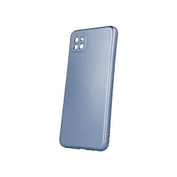 Samsung Galaxy A22 5G Testa Metallic Silicone Light Blue