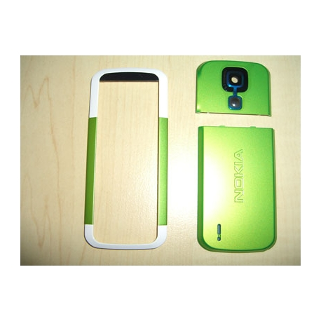 Nokia 5000 Cover Set 3parts white/green ORIGINAL