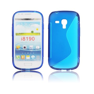 Silicone S-Line Samsung i8190 Galaxy S3 Mini blue