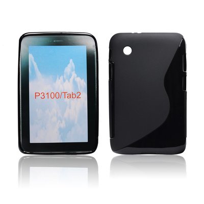 S-Line Silicone P3100 Galaxy Tab2 black