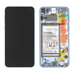 Samsung Galaxy S10e Lcd+Touch Screen+Frame+Battery Prism Blue ORIGINAL