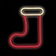 Neon LED Light CHRISTMAS SOCK White Red Battery+USB FLNE23 Forever