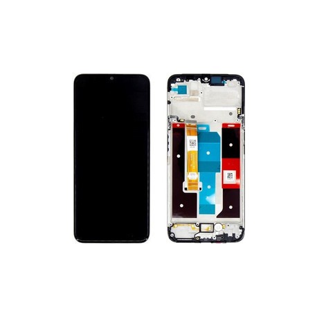Realme C35 Lcd+Touch Screen+Frame Black GRADE A