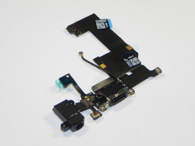 iPhone 5 Dock Connector+Microfone+Audio Jack Connector black ORI