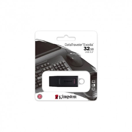 Kingston DT Exodia 32GB USB 3.2 Pendrive Black