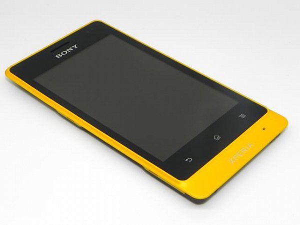 Sony Xperia Go/ST27i Lcd+Touch Screen+FrontCover yellow GRADE A