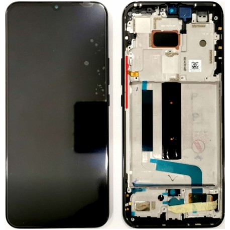 Xiaomi Mi 10 Lite 5G Lcd+Touch Screen+Frame Grey ORIGINAL
