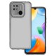 Xiaomi Redmi 10C Testa Crystal Diamond Silicone 2mm Trasparent Black