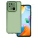 Xiaomi Redmi 10C Testa Crystal Diamond Silicone 2mm Trasparent Green