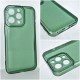 Xiaomi Redmi 10C Testa Crystal Diamond Silicone 2mm Trasparent Green