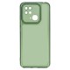 Xiaomi Redmi 10C Testa Crystal Diamond Silicone 2mm Trasparent Green