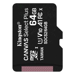 Kingston 64GB MicroSD Card w/o Adapter Class 10 UHS-I 100MB/s