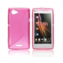 Silicone S-Line Sony Xperia L/S36H pink