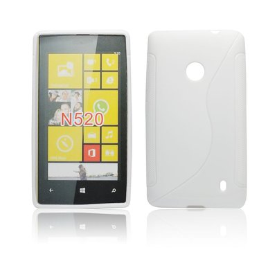 Silicone S-Line Nokia Lumia 520/525 white