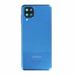 Samsung Galaxy A12 BatteryCover+Camera Lens Blue ORIGINAL