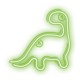 NEON LED DINOSAUR green NNE01 Neolia Light