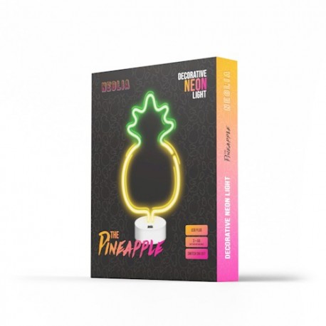 NEON LED on a stand PINEAPPLE yellow green NNE05 Neolia Light