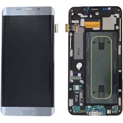 Samsung Galaxy S6 Edge Plus Lcd+Touch Screen+Frame Silver ORIGINAL