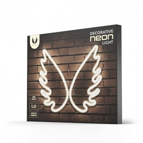 Neon PLEXI LED WINGS white FPNE09 Forever Light