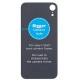 Apple iPhone XR BackCover with Bigger Hole Black GRADE A