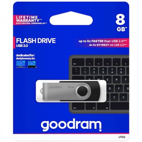 Goodram 8GB USB 3.0 Pendrive Black