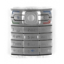 Nokia E50 Keypad silver OEM