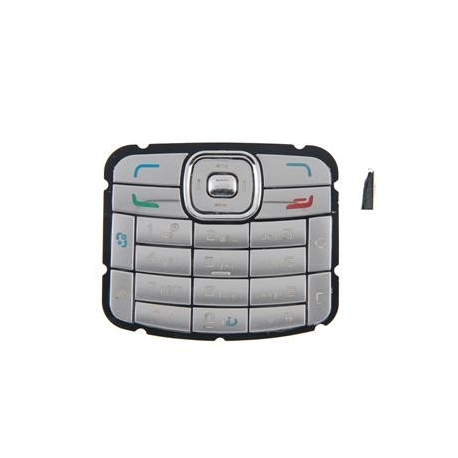 Nokia N70 Keypad silver OEM