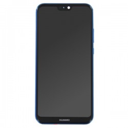 Huawei P20 Lite Lcd+Touch Screen+Frame Blue GRADE A