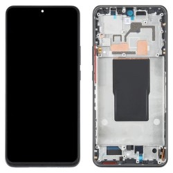 Xiaomi 12T 5G/12T Pro Lcd+Touch Screen+Frame Black ORIGINAL