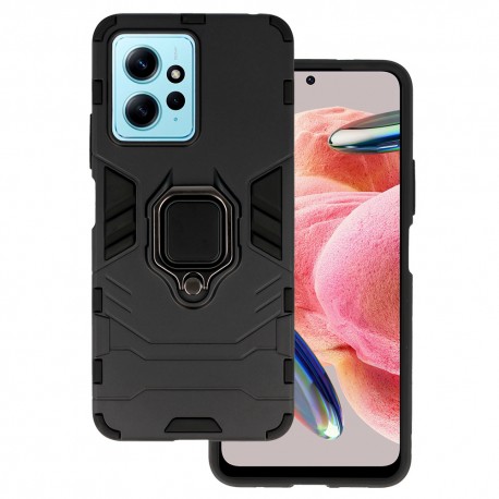 Xiaomi Redmi 12 Ring Armor Silicone Black