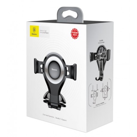 Baseus SUYL-XP09 Osculum Gravity Car Mount Black/Silver