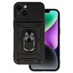 Apple iPhone 15 Plus Testa Armor Slide Camera Silicone Black