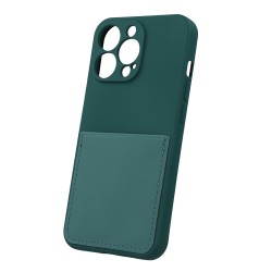 Apple iPhone 12/12 Pro Testa Card Cover Silicone Green