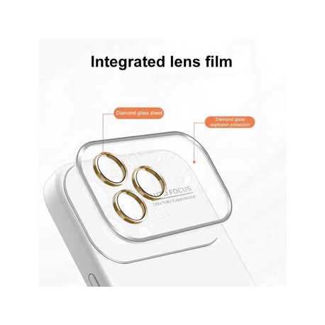 Apple iPhone 13 Pro Soft Silicone Lens White