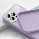 Apple iPhone 13 Pro Soft Silicone Lens Light Purple