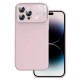 Apple iPhone 14 Pro Soft Silicone Lens Light Pink