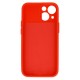 Apple iPhone 15 Testa Camshield Silicone Red