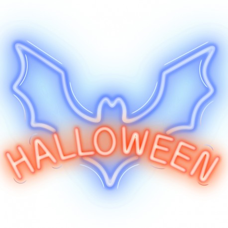 NEON PLEXI LED HALLOWEEN blue red NNE17 Neolia
