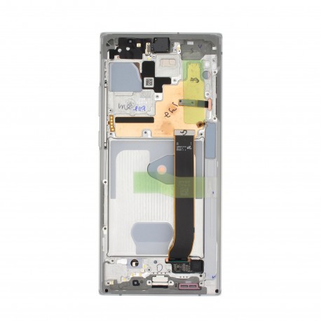 Samsung Galaxy Note 20 Ultra 5G Lcd+Touch Screen+Frame (No Front Camera) White ORIGINAL