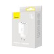 Baseus Travel Adapter 3Usb 17W White
