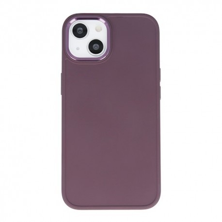 Apple iPhone 15 Pro Testa Satin Silicone Bungundy