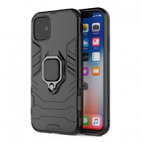Apple iPhone 15 Plus Testa Ring Armor Silicone Black