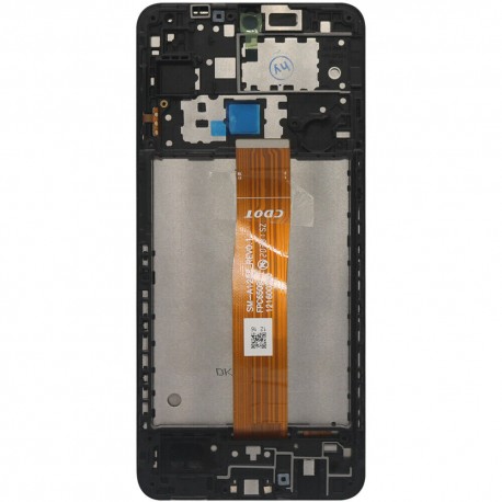 Samsung Galaxy A12 Nacho Lcd+Touch Screen+Frame Black GRADE A