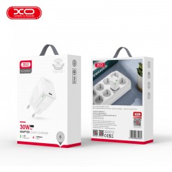 XO CE06 PD Type-C Wall Adapter Charger 30W White