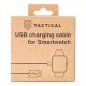 Samsung Galaxy Watch 1/2/3/4/5/5 Pro/6/6 Classic Tactical Usb Table Charging Cable 1m